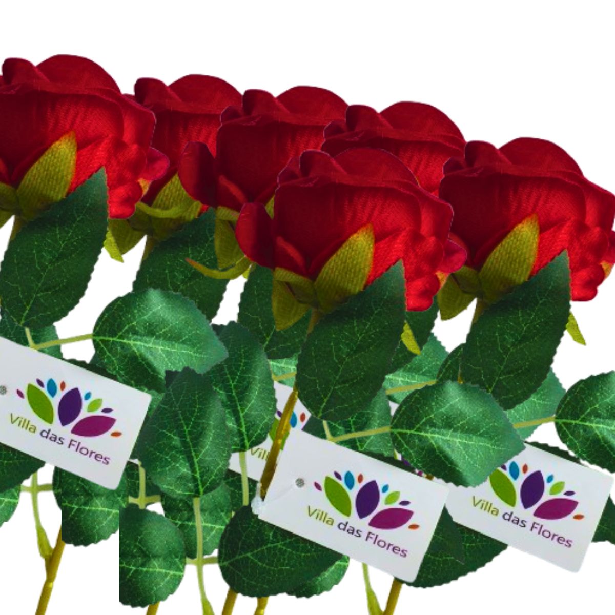 Buquê De Rosas 6 Botões Artificiais Realista Veludo Dia Das Mães / Namorados Buquê De Rosas 6 Botões Artificiais Realista Veludo Dia Das Mães / Namorados